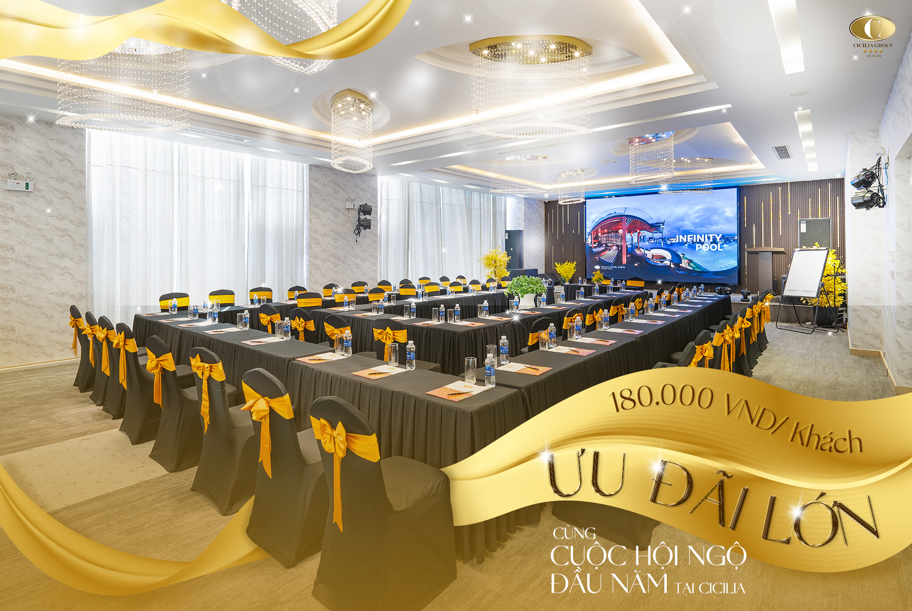 ƯU ĐÃI LỚN CÙNG CUỘC HỘI NGỘ ĐẦU NĂM TẠI CICILIA - 𝟏𝟖𝟎.𝟎𝟎𝟎 𝐕𝐍𝐃/ 𝐊𝐇𝐀́𝐂𝐇